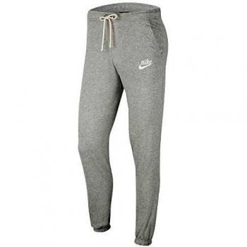 NIKE W NSW Gym VNTG Pant Pantalones de Deporte, Mujer, dk Grey Heather/Sail, L