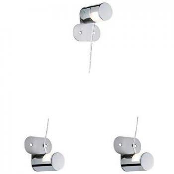 Paulmann 70611 Espejo con luz Navi IP44 LED 3 x 2,4 W cromo, blanco, aluminio, acrílico