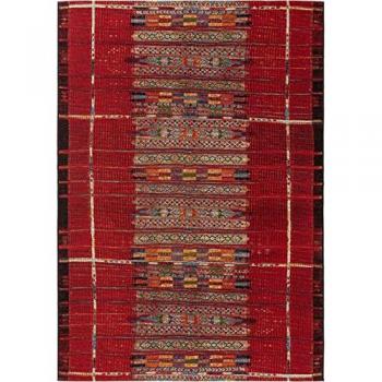 Alfombra Benuta Multicolor/Rojo de Poliéster para Interior y Exterior 200x285 cm
