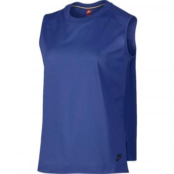 Nike W NSW Tank BND - Camiseta de tirantes para mujer, color azul, talla M