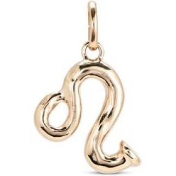UNO de 50 Leo Gold-Plated Metal Charm
