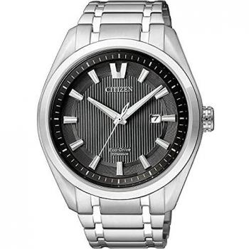Citizen Super Titanium Men's Watch XL Analogue Quartz Titanium AW1240 57E