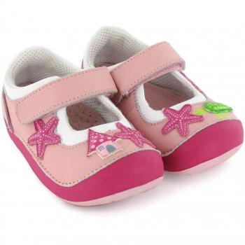 Zapato preandante en Piel Rosa