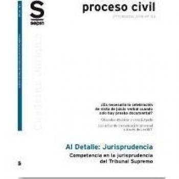 Competencia territorial en la jurisprudencia del Tribunal Supremo