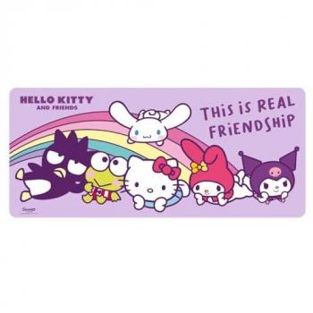Alfombrilla de Escritorio Grande Hello Kitty y Amigos 80 x 35 cm - Tapete Gaming y Oficina para Niñas, Regalo Ideal para Fans de Sanrio