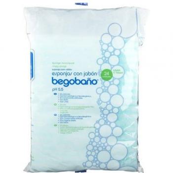 Begobaño esponja enjabonada desechable de 24 unidades