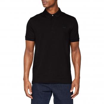 Lacoste Men's Paris Pique Polo Shirt - Black, Size Small