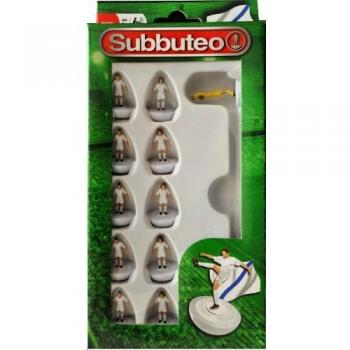 Set de Equipo de Fútbol Subbuteo (Blanco)