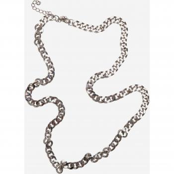 Urban Classics Unisex Long Basic Silver Necklace