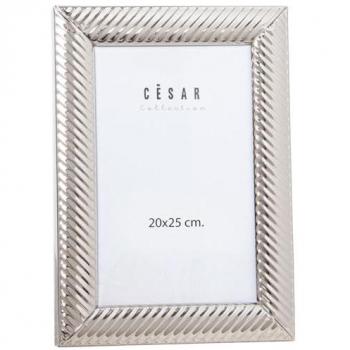 Marco de Fotos Alexandra House Living Plateado Metal 22 x 27 x 1 cm