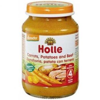 Holle Potito Zanahoria Patata Con Ternera 4Meses 190Gr