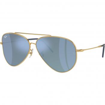 Ray-Ban RBR0101S Aviator Reverse Col. 001/GA Unisex Pilot Sunglasses Gold Size 59