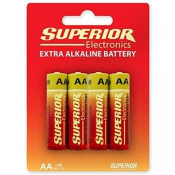 Pilas Alcalinas AA Superior (Blíster 4 unidades)