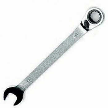 Llave combinada con carraca reversible 19 mm. cromo vanadio