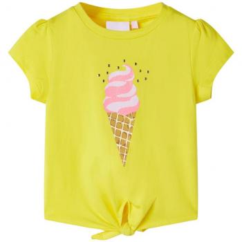 Camiseta infantil amarilla 92