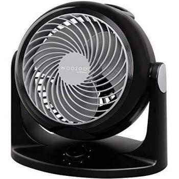 Iris ohyama ventilador de escritorio silencioso woozoo hd18n plastico negro 34 w 23m 29 x 19 x 31 cm