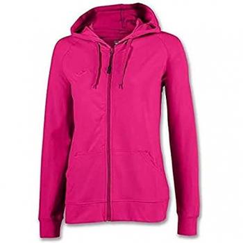 Chaqueta con capucha Joma Corinto mujer/niña fucsia, sudadera con cremallera, talla XS