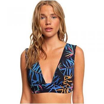Roxy - Top de Bikini Triangular Alargado - Mujer - S - Negro