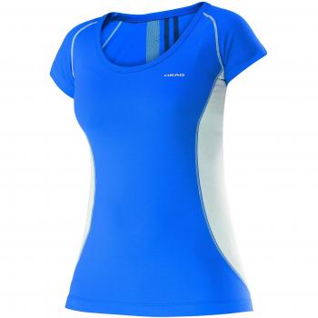 Head Club Technical - Camiseta para mujer, color azul, talla S