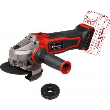 Amoladora angular Einhell TE-AG 18/115 Q Li Solo, 115 mm, inalámbrica, batería de litio, diseño ergonómico