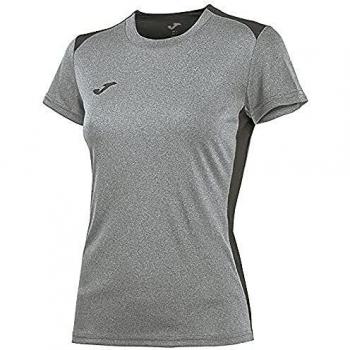 Joma - Camiseta Campus II muj.Gris Melange Claro m/c para Mujer