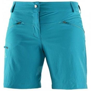 Salomon Wayfarer W Pantalón Corto, Mujer, Azul