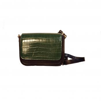 Hope1967 - Bolso Sara, talla única, color negro y verde