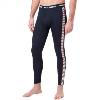 Helly Hansen Lifa Base Layer Tights - Black/Red/White, Size S