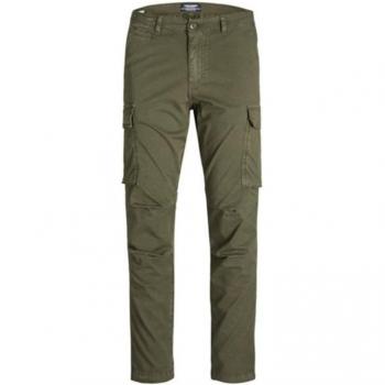 Jack & Jones Tucker Ama Olive Night Cargo Trousers