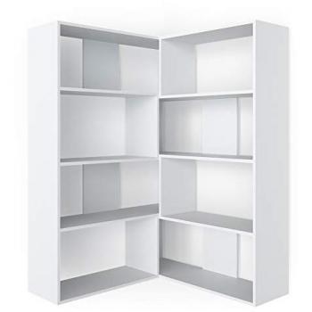 Estante de Esquina Laine, Blanco, 170 x 142 cm