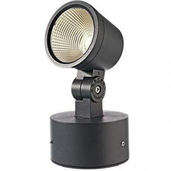Foco LED Regulable Colt 8W IP65 Schwarzgrau 3000K - Luz Ajustable para Pared, Techo y Jardín
