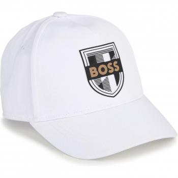 Gorra de niño Boss Kidswear color blanco en sintético J50947
