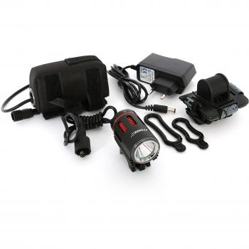 MSC Bikes LIGHT10002200 Luz de Seguridad, Negro, 1000 lúmenes