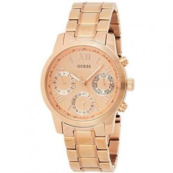 Guess Reloj Analógico para Mujer de Cuarzo con Correa en Acero Inoxidable W0448L3