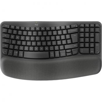 Teclado Logitech Wave Keys Inalámbrico + Bluetooth QWERTY US Internacional Grafito (920-012304)