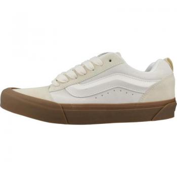 Vans Knu Skool Unisex Casual Sneakers - Beige Marshmallow, Size 39