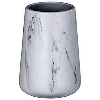 Vaso para cepillo de dientes serie Adrada color blanco