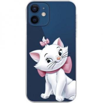 Funda para iPhone 12 Oficial de Disney Marie Silueta - Los Aristogatos