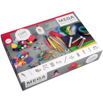 Rayher Caja De Manualidades Gigante 1200 Piezas, Edad Recomendada: a Partir de 4 años, Surtido, Talla Única