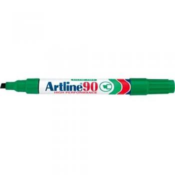 ROTULADOR PERMANENTE ARTLINE EK-90, 2-5mm PACK DE 3 - PUNTA DE FIBRA BISELADA - RESISTENTE AL AGUA, SECAMIENTO RÁPIDO
