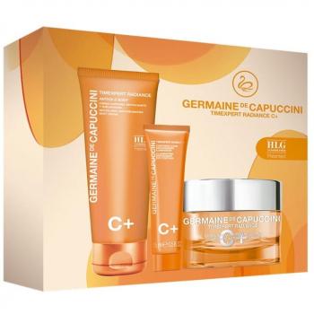 Pack Timexpert Radiance C+ - Crema Antioxidante Iluminadora 50 ml, Contorno de Ojos Antioxidante Iluminador 15 ml y Crema Corporal Revitalizante 100 ml