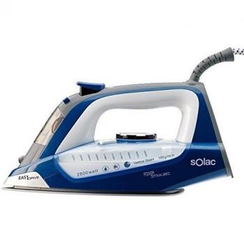 Plancha de Vapor Solac Optima Power PV2018, 2800W, Vapor Max 180gr/Min, Suela Cerámica Multicolor