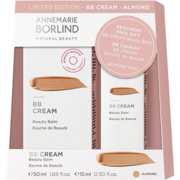 BB Cream Almond 50ml - Annemarie BÖrlind, crema hidratante con color, cobertura ligera, tono almendra, fórmula natural, adecuada para todo tipo de piel