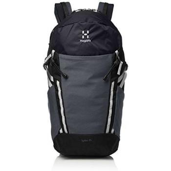 Haglöfs Spira 25 Mochila, Unisex Adulto, True Black/Flint, Talla Única