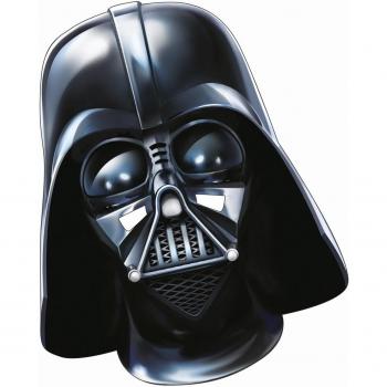 Máscara Darth Vader Careta papel Star Wars Adulto Antifaz guerrero Maestro Sith El despertar de la fuerza mascarilla Careta Jedi Lord Vader Accesorio disfraz caballero oscuro