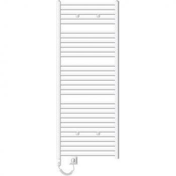 Radiador Eléctrico Curvado para Baño Luxebath ECD Alemania 750 x 1800 mm Blanco con Resistencia de 900W