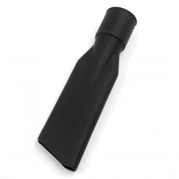 sourcing map Negro Plana Boquilla de Fijación de Aspirador 44mm Diámetro Montaje 24cm