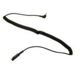 Poly/Plantronics 70765-01 Quick Disconnect to 2.5mm Audio Cable, Male to Female, 3m Length, Black