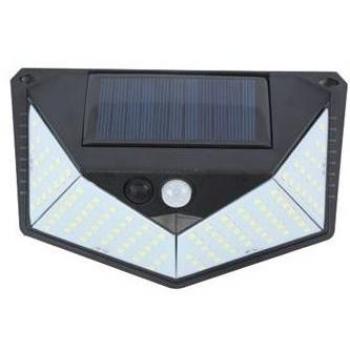 Elbat Aplique Solar 3 Caras - 250lm - Luz Fría 6500K - Sensor de Movimiento - Batería 1200mAh