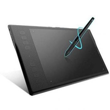 HUION INSPIROY Q11K V2 Tableta Gráfica Inalámbrica Compatible con Función de Inclinación, Lápiz sin Batería con 8192 Liveles de Presión 8 Teclas de Acceso Directo Personalizables